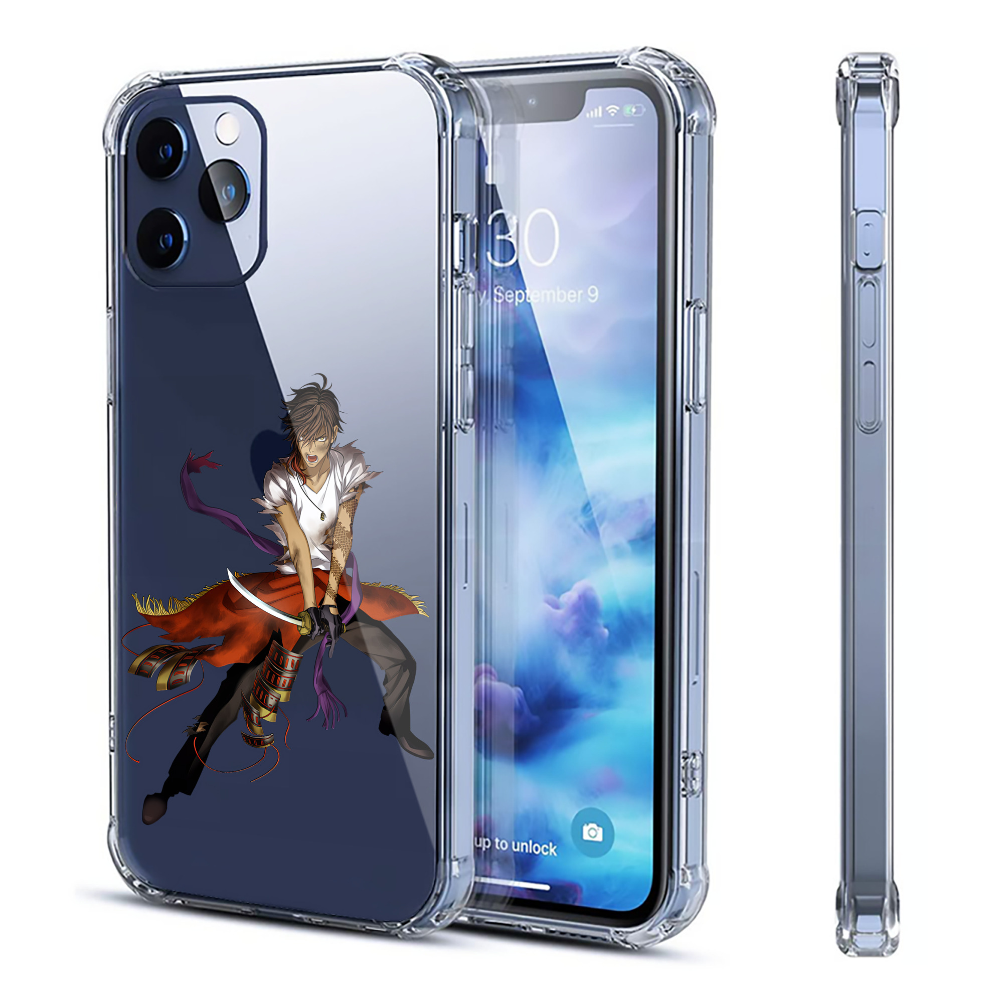 （画像用） 刀剣乱舞 Touken Ranbu 【iPhone 12シリーズ対応】透明スマホケース（クリアソフトケース）